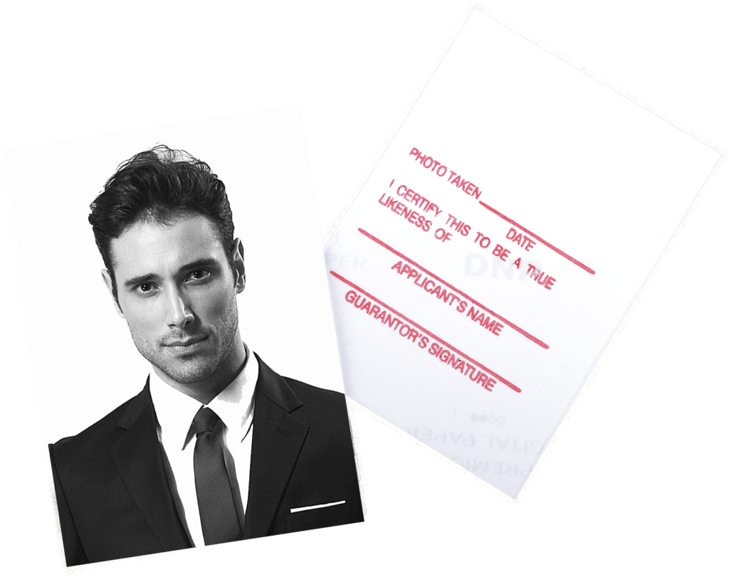 Black and White Passport / Visa / ID Photos Pro Passport Photo Inc.